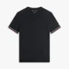 Camiseta com detalhes em malha da New York Label Camiseta com detalhes em malha da New York Label