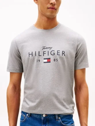 Camiseta com estampa Hilfiger 1985 Camiseta com estampa Hilfiger 1985