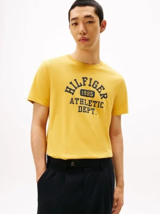 Camiseta com logotipo atlético Hilfiger 1985 Camiseta com logotipo atlético Hilfiger 1985