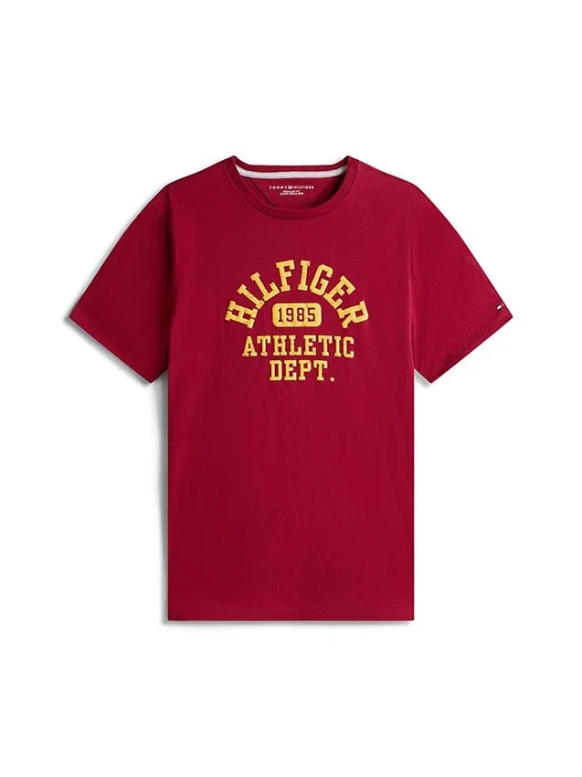 Camiseta com logotipo atlético Hilfiger 1985 Camiseta com logotipo atlético Hilfiger 1985
