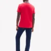 Camiseta com logotipo bordado em listras de bandeira Camiseta com logotipo bordado em listras de bandeira