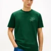 Camiseta com monograma em script e tecido interlock Camiseta com monograma em script e tecido interlock