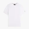 Camiseta de algodão e linho New York Label Camiseta de algodão e linho New York Label