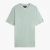 Camiseta de algodão e linho New York Label Camiseta de algodão e linho New York Label