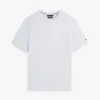 Camiseta de algodão e linho New York Label Camiseta de algodão e linho New York Label