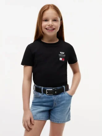 Camiseta infantil com logotipo Tommy x Cadillac F1® Team