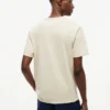 Camiseta tingida com logotipo de folha de louro Camiseta tingida com logotipo de folha de louro