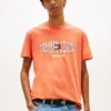 Camiseta Tommy Jeans com logotipo de bandeira ondulada Camiseta Tommy Jeans com logotipo de bandeira ondulada
