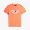 Camiseta Tommy Jeans com logotipo de bandeira ondulada Camiseta Tommy Jeans com logotipo de bandeira ondulada