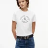Camiseta Tommy Jeans com logotipo do Sports Club Camiseta Tommy Jeans com logotipo do Sports Club