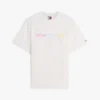 Camiseta Tommy Jeans com logotipo em degradê Camiseta Tommy Jeans com logotipo em degradê
