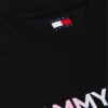 Camiseta Tommy Jeans com logotipo em degradê Camiseta Tommy Jeans com logotipo em degradê