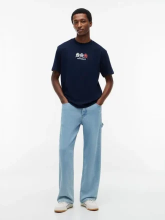 Camiseta Tommy Jeans com logotipo Multi-Crest