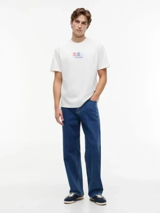 Camiseta Tommy Jeans com logotipo Multi-Crest