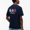 Camiseta Tommy Jeans com logotipo Multi-Crest Camiseta Tommy Jeans com logotipo Multi-Crest