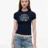 Camiseta Tommy Jeans com logotipo Retro NY Camiseta Tommy Jeans com logotipo Retro NY
