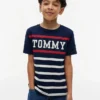 Camiseta Tommy Stripe para crianças Camiseta Tommy Stripe para crianças