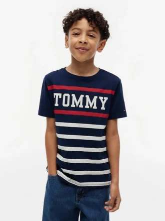 Camiseta Tommy Stripe para crianças