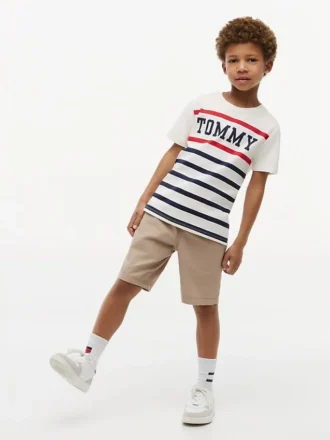 Camiseta Tommy Stripe para crianças