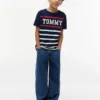 Camiseta Tommy Stripe para crianças Camiseta Tommy Stripe para crianças