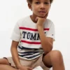Camiseta Tommy Stripe para crianças Camiseta Tommy Stripe para crianças