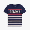 Camiseta Tommy Stripe para crianças Camiseta Tommy Stripe para crianças