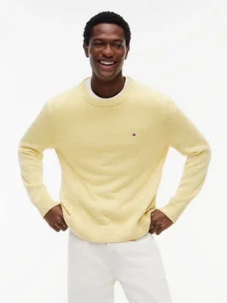 Camisola Bouclé de Corte Descontraído