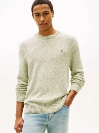 Camisola Bouclé de Corte Descontraído