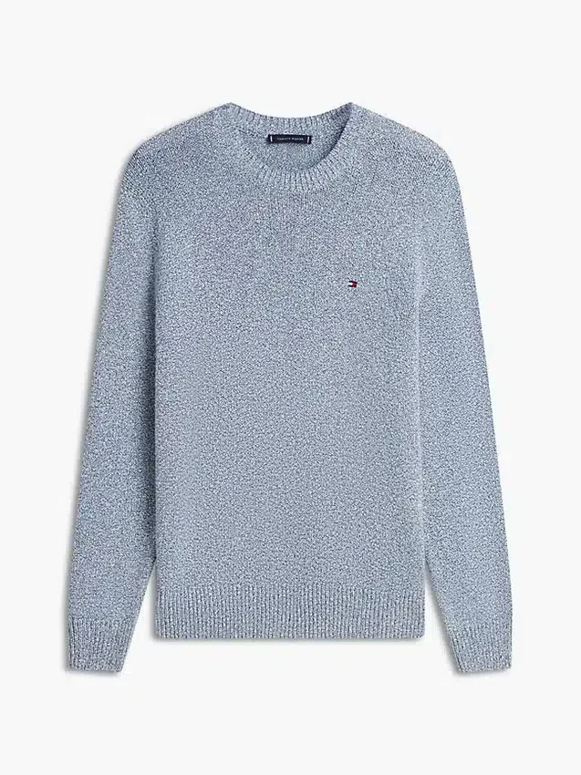 Camisola Bouclé de Corte Descontraído Camisola Bouclé de Corte Descontraído