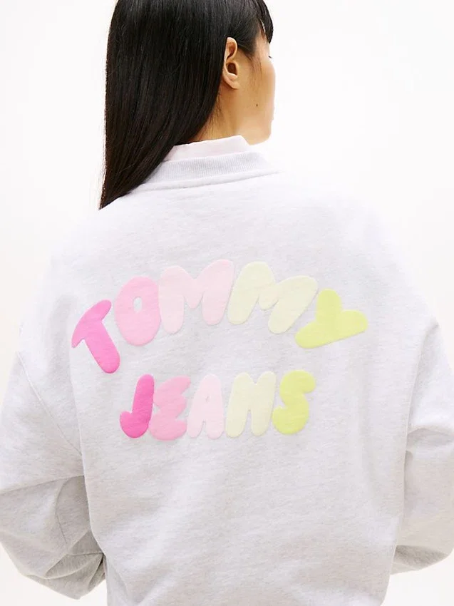 Camisola Boxy com Estampado Puff da Tommy Jeans Camisola Boxy com Estampado Puff da Tommy Jeans