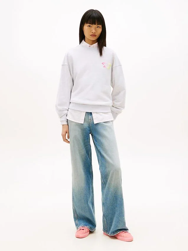 Camisola Boxy com Estampado Puff da Tommy Jeans Camisola Boxy com Estampado Puff da Tommy Jeans