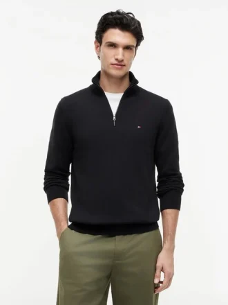 Camisola clássica com fecho de correr