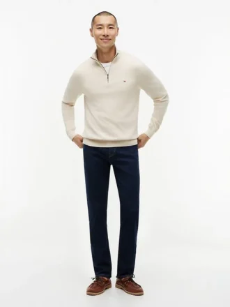 Camisola clássica com fecho de correr