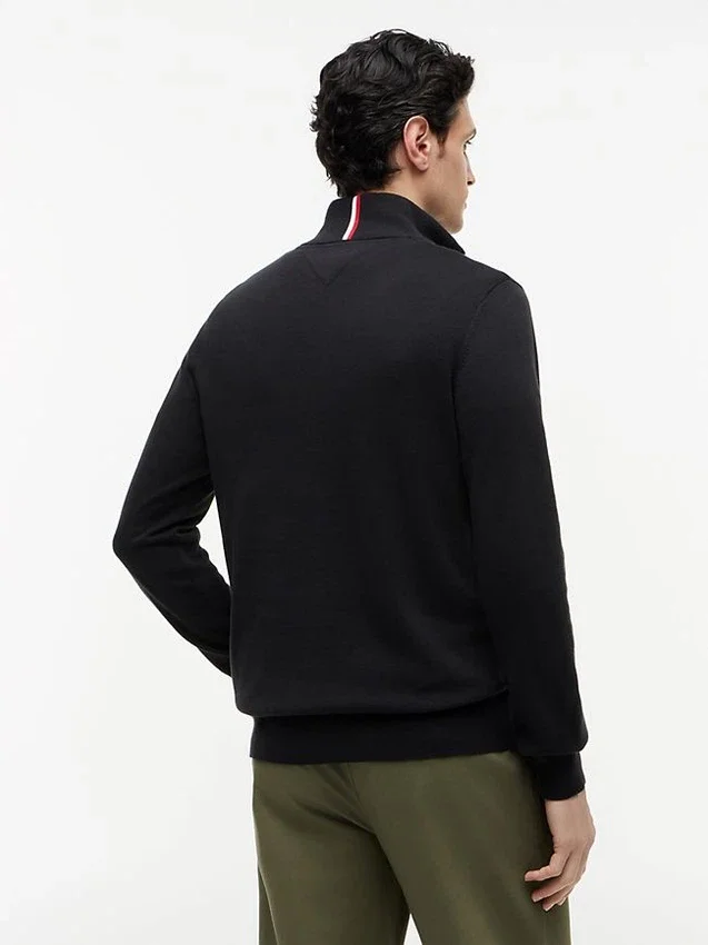 Camisola clássica com fecho de correr Camisola clássica com fecho de correr