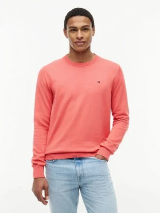 Camisola clássica de gola redonda