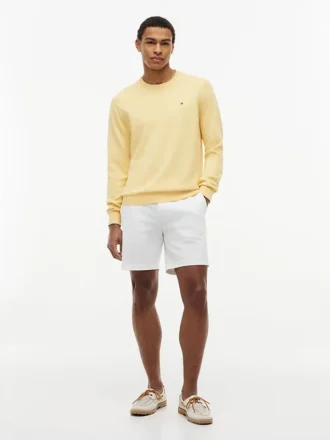 Camisola clássica de gola redonda