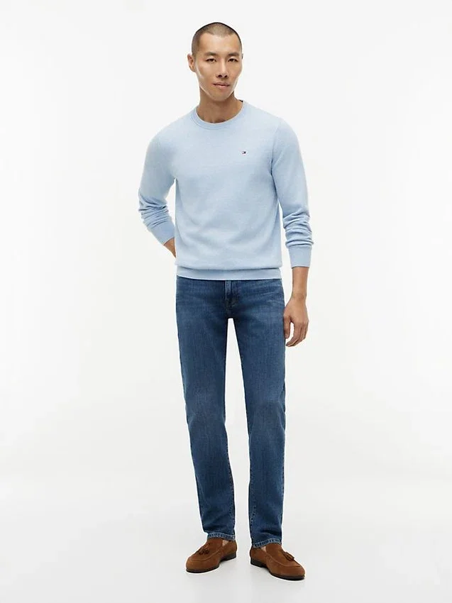 Camisola clássica de gola redonda Camisola clássica de gola redonda