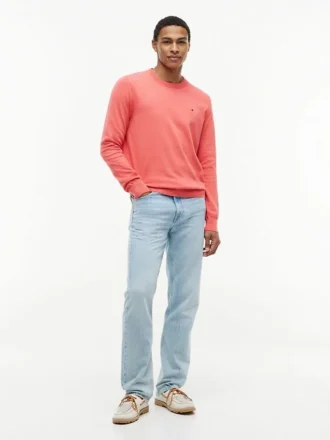 Camisola clássica de gola redonda