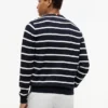 Camisola clássica de gola redonda às riscas Camisola clássica de gola redonda às riscas