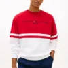 Camisola com bloco de cores e logótipo Tommy Camisola com bloco de cores e logótipo Tommy