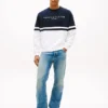 Camisola com bloco de cores e logótipo Tommy Camisola com bloco de cores e logótipo Tommy