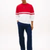 Camisola com bloco de cores e logótipo Tommy Camisola com bloco de cores e logótipo Tommy