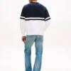 Camisola com bloco de cores e logótipo Tommy Camisola com bloco de cores e logótipo Tommy