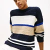Camisola com blocos de cor Camisola com blocos de cor