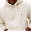 Camisola com capuz clássica em malha felpuda escovada Camisola com capuz clássica em malha felpuda escovada