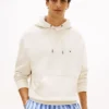 Camisola com capuz e logótipo da bandeira nas costas Camisola com capuz e logótipo da bandeira nas costas