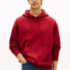 Camisola com capuz e logótipo da bandeira nas costas Camisola com capuz e logótipo da bandeira nas costas