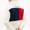 Camisola com capuz e logótipo da bandeira nas costas Camisola com capuz e logótipo da bandeira nas costas