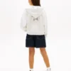 Camisola com capuz e logótipo de estrela com strass para criança