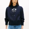 Camisola com capuz e logótipo em relevo Camisola com capuz e logótipo em relevo